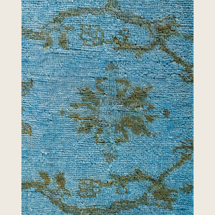 Blue Traditional Samsara Wool Rug - 4'7" x 6'5"