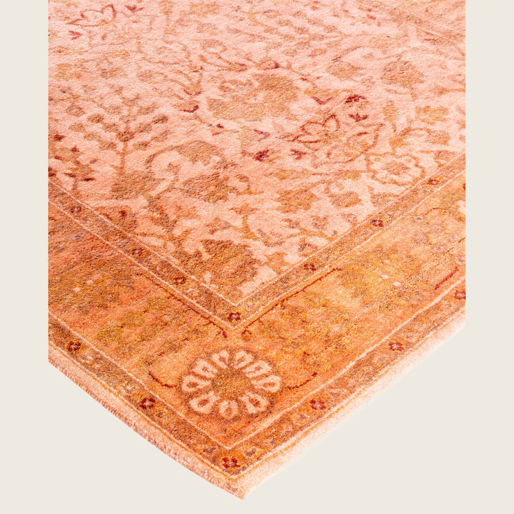 Beige Traditional Samsara Wool Runner - 3' x 10'6"
