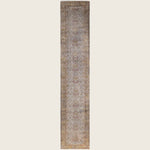Grey Traditional Samsara Wool Runner - 3' x 16'3"