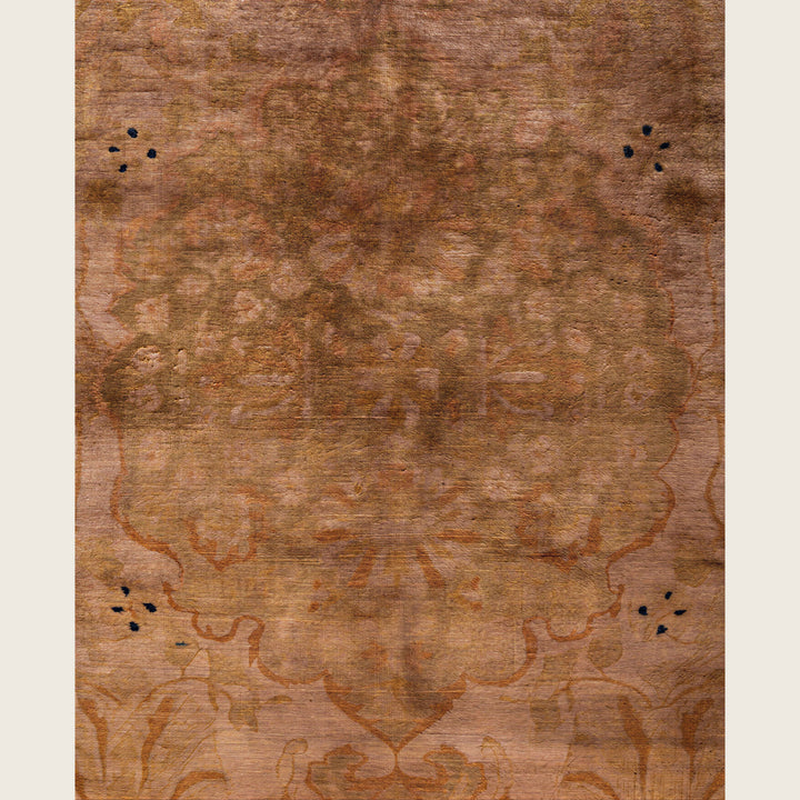 Brown Traditional Samsara Wool Rug - 8'1" x 9'10"