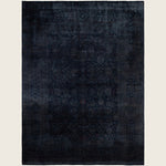 Black Traditional Samsara Wool Rug - 8'10" x 11'10"