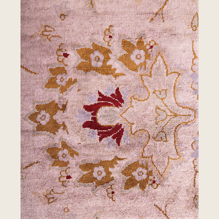 Brown Traditional Samsara Wool Rug - 8'1" x 10'5"