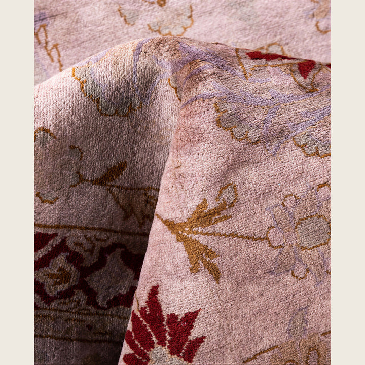 Brown Traditional Samsara Wool Rug - 8'1" x 10'5"