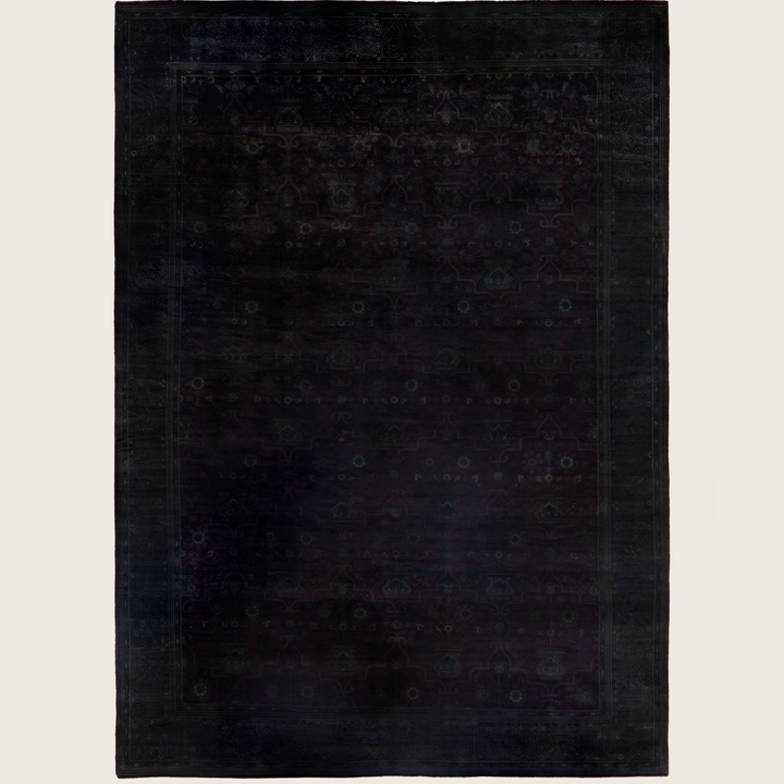 Grey Traditional Samsara Wool Rug - 6' x 8'5"