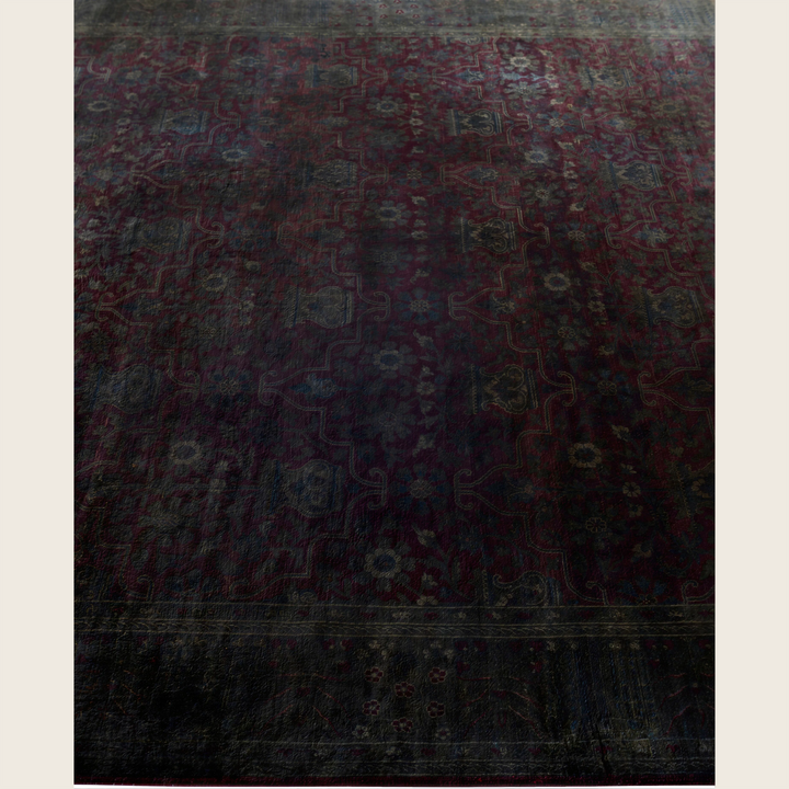Grey Traditional Samsara Wool Rug - 6' x 8'5"