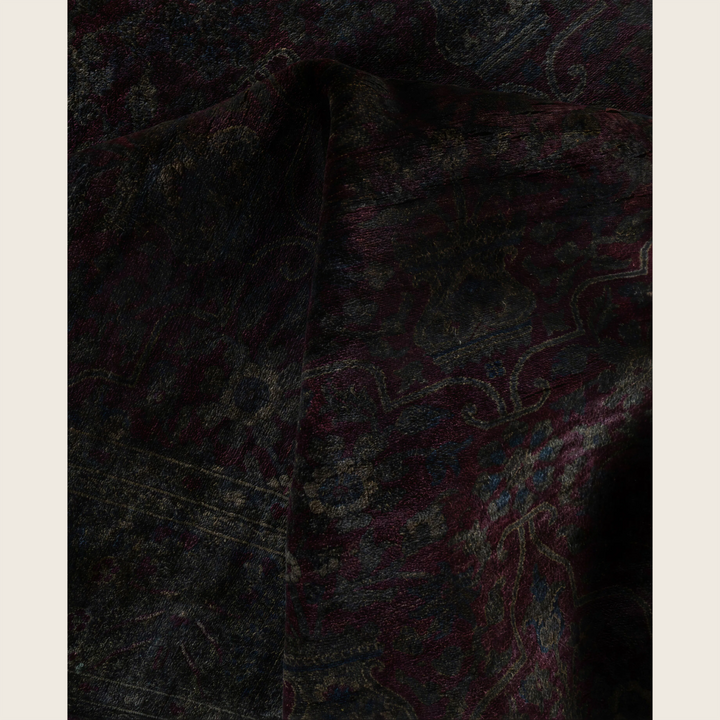 Grey Traditional Samsara Wool Rug - 6' x 8'5"