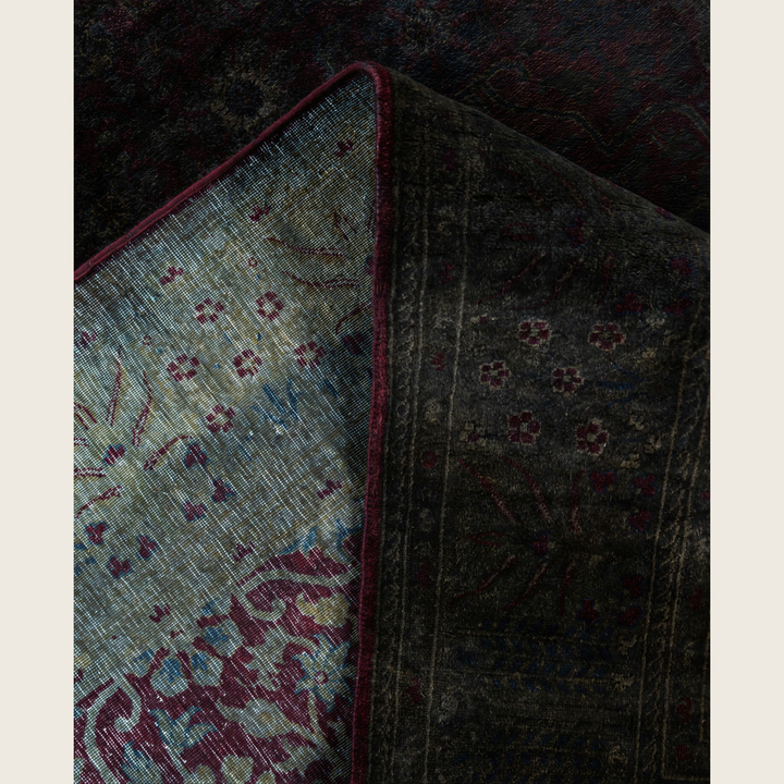 Grey Traditional Samsara Wool Rug - 6' x 8'5"