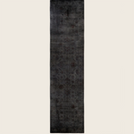 Grey Traditional Samsara Wool Runner - 3' x 11'10"
