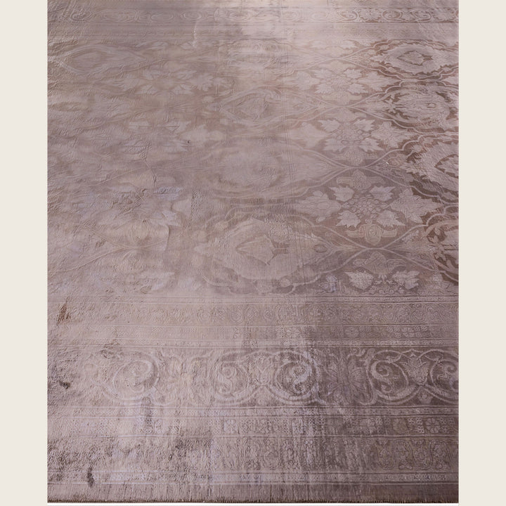 Grey Traditional Samsara Wool Rug - 8' x 10'1"