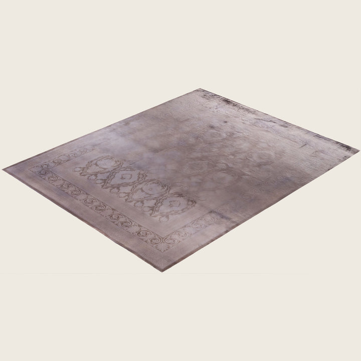 Grey Traditional Samsara Wool Rug - 8' x 10'1"