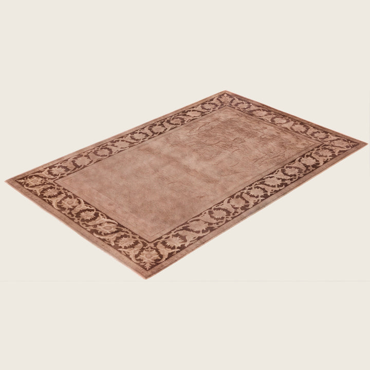Beige Traditional Samsara Wool Rug - 4' x 6'1"