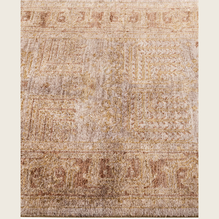 Beige Traditional Samsara Wool Runner - 2'7" x 7'9"