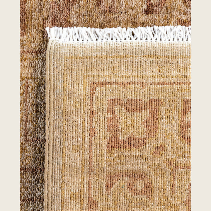 Beige Traditional Samsara Wool Runner - 2'7" x 7'9"