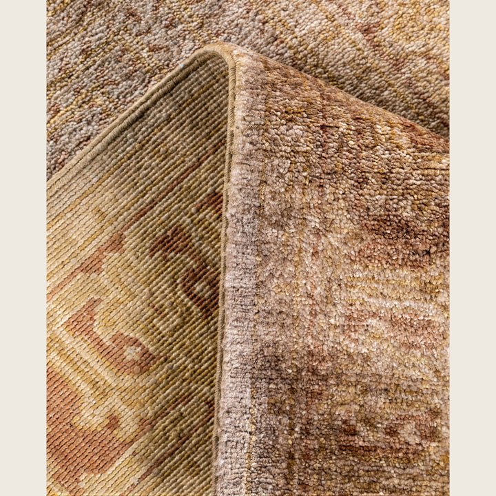 Beige Traditional Samsara Wool Runner - 2'7" x 7'9"
