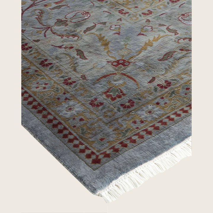 Grey Traditional Samsara Wool Rug - 10'1" x 14'5"