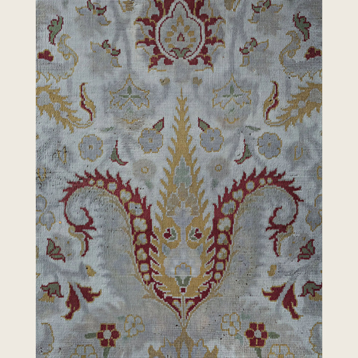 Grey Traditional Samsara Wool Rug - 10'1" x 14'5"