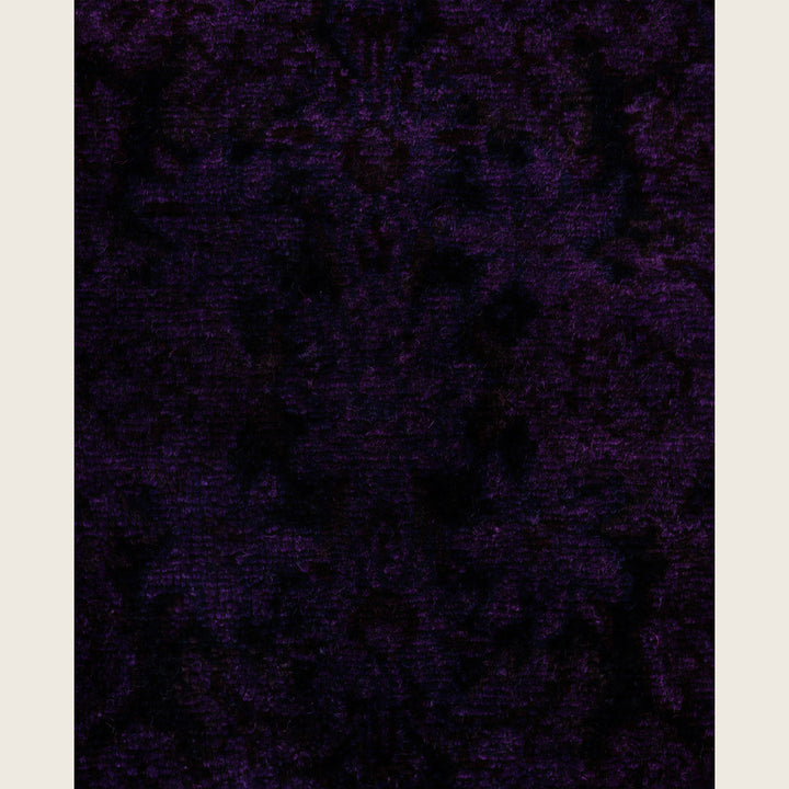 Purple Traditional Samsara Wool Rug - 4'1" x 6'5"