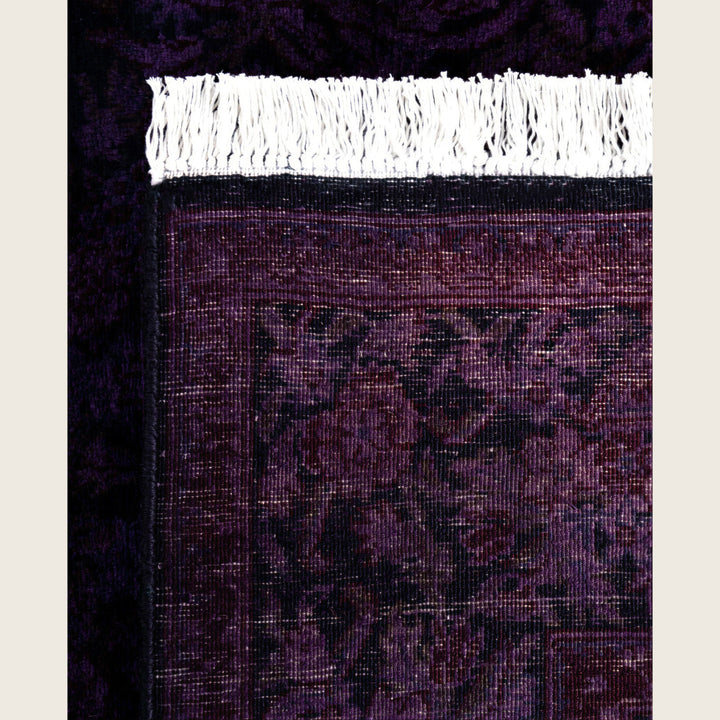 Purple Traditional Samsara Wool Rug - 4'1" x 6'5"
