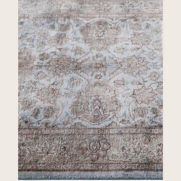 Grey Traditional Samsara Wool Runner - 2'7" x 10'7"