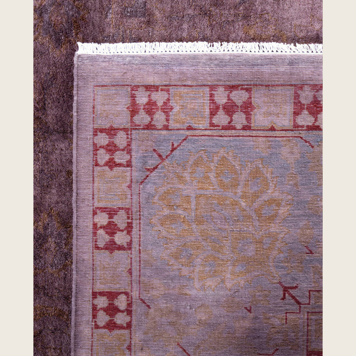 Purple Traditional Samsara Wool Rug - 10'4" x 14'4"