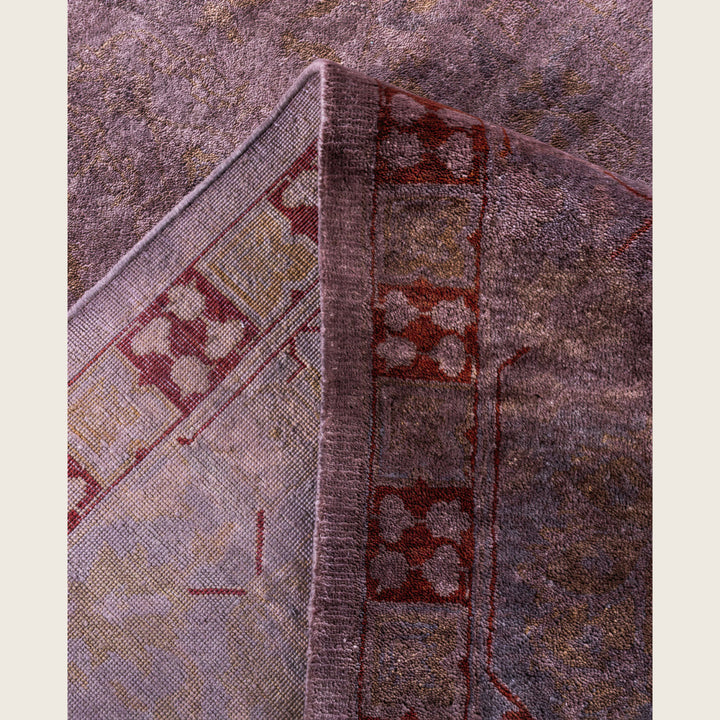 Purple Traditional Samsara Wool Rug - 10'4" x 14'4"
