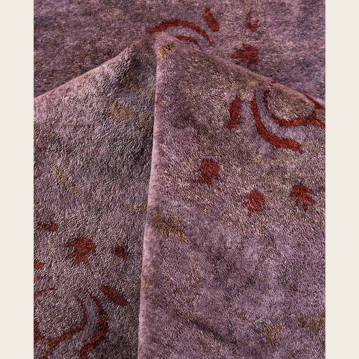 Purple Traditional Samsara Wool Rug - 10'4" x 14'4"