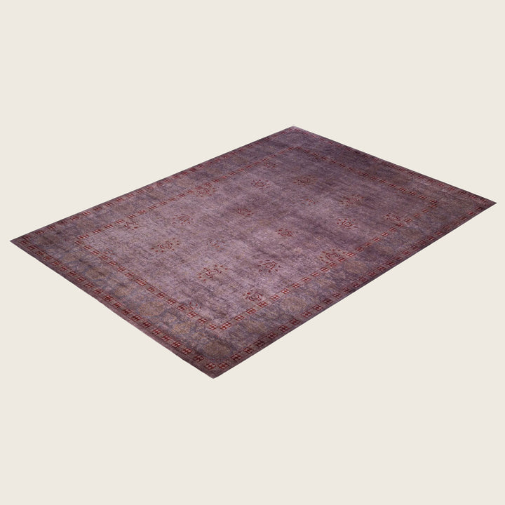 Purple Traditional Samsara Wool Rug - 10'4" x 14'4"