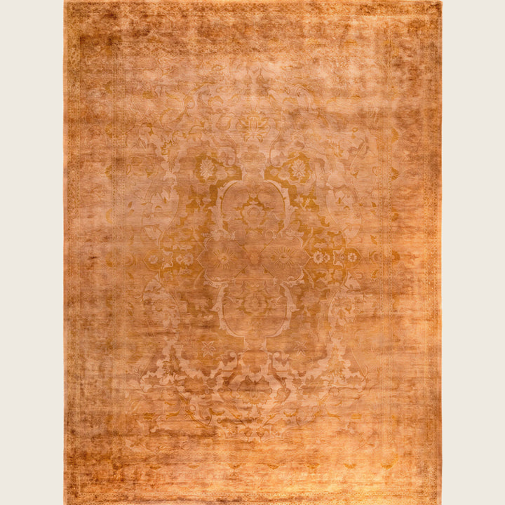 Beige Traditional Samsara Wool Rug - 10'3" x 13'8"