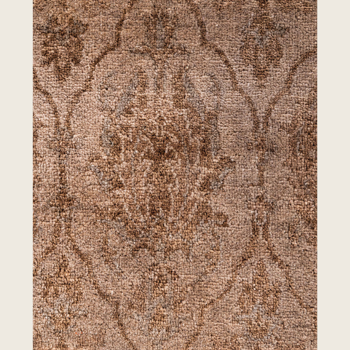 Brown Traditional Samsara Wool Runner - 2'6" x 9'10"