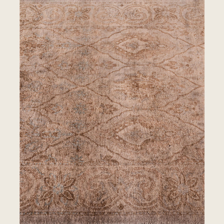 Brown Traditional Samsara Wool Runner - 2'6" x 9'10"