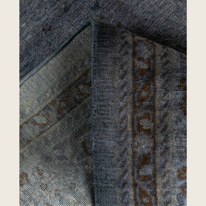 Grey Traditional Samsara Wool Runner - 2'6" x 8'8"