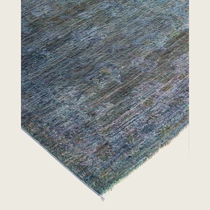 Grey Traditional Samsara Wool Runner - 2'4" x 16'2"