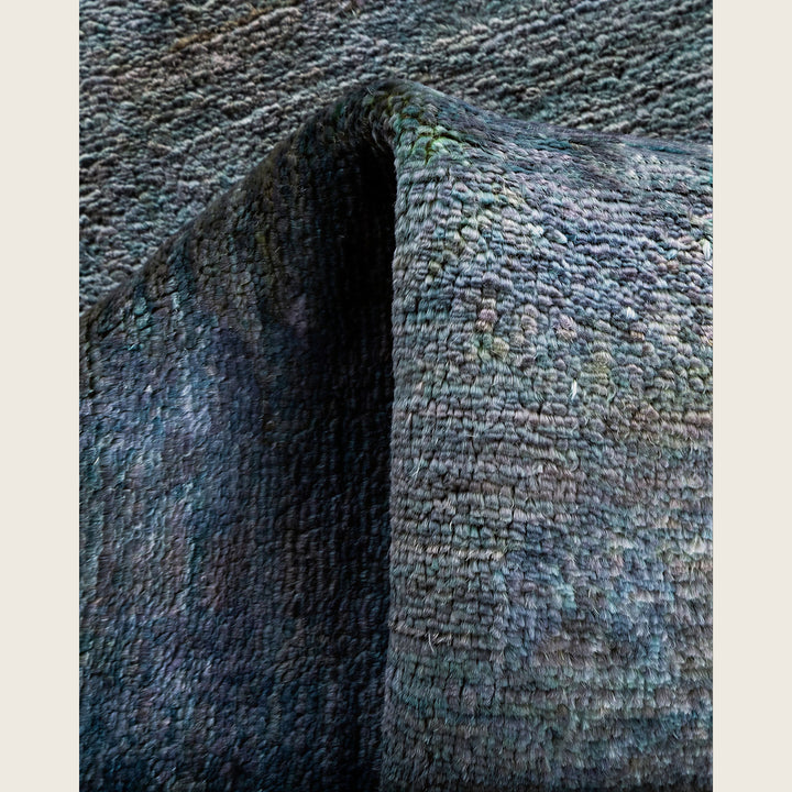 Grey Traditional Samsara Wool Runner - 2'4" x 16'2"