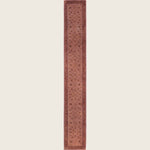 Pink Traditional Samsara Wool Runner - 2'7" x 18'3"