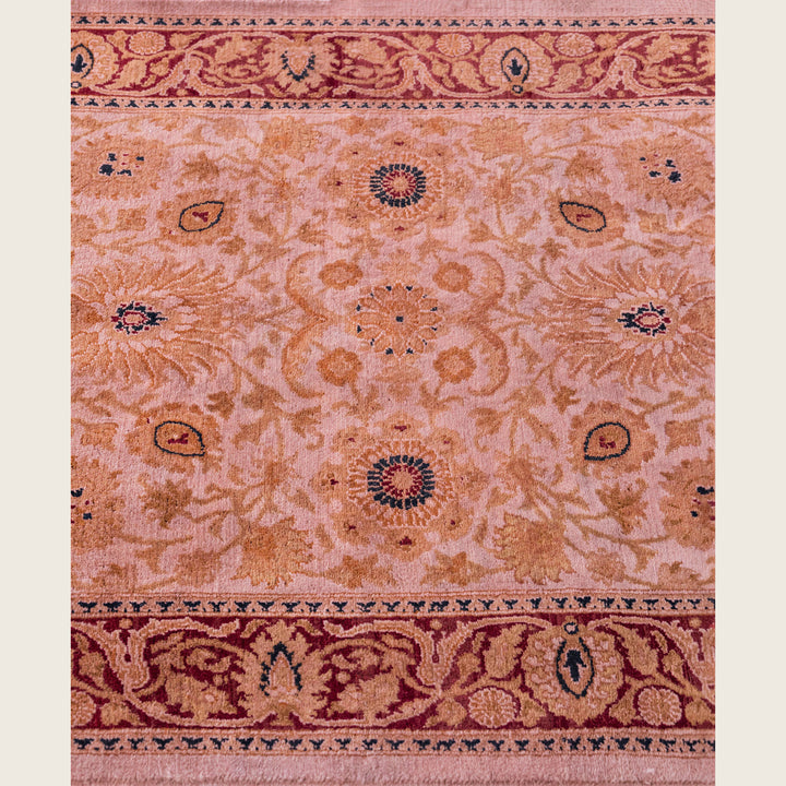 Pink Traditional Samsara Wool Runner - 2'7" x 18'3"