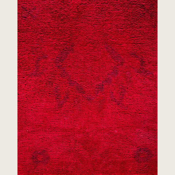 Pink Traditional Samsara Wool Rug - 8'3" x 10'1"