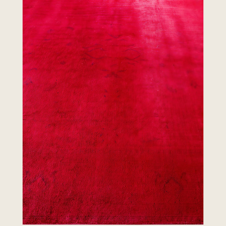 Pink Traditional Samsara Wool Rug - 8'3" x 10'1"