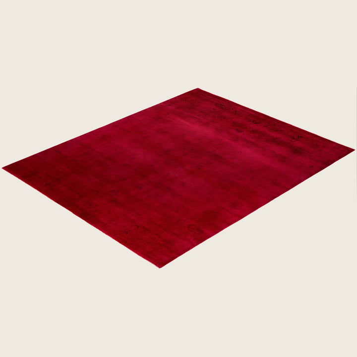 Pink Traditional Samsara Wool Rug - 8'3" x 10'1"