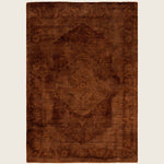 Brown Traditional Samsara Wool Rug - 4'3" x 6'1"