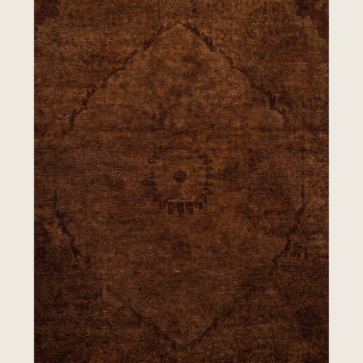 Brown Traditional Samsara Wool Rug - 4'3" x 6'1"