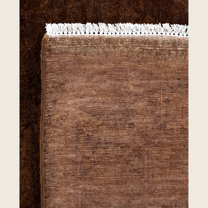 Brown Traditional Samsara Wool Rug - 4'3" x 6'1"