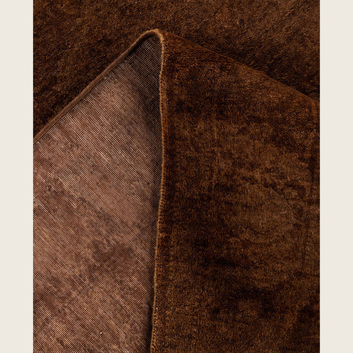 Brown Traditional Samsara Wool Rug - 4'3" x 6'1"
