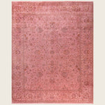 Pink Traditional Samsara Wool Rug - 8'2" x 10'4"