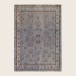 Grey Traditional Samsara Wool Rug - 4'7" x 6'6"