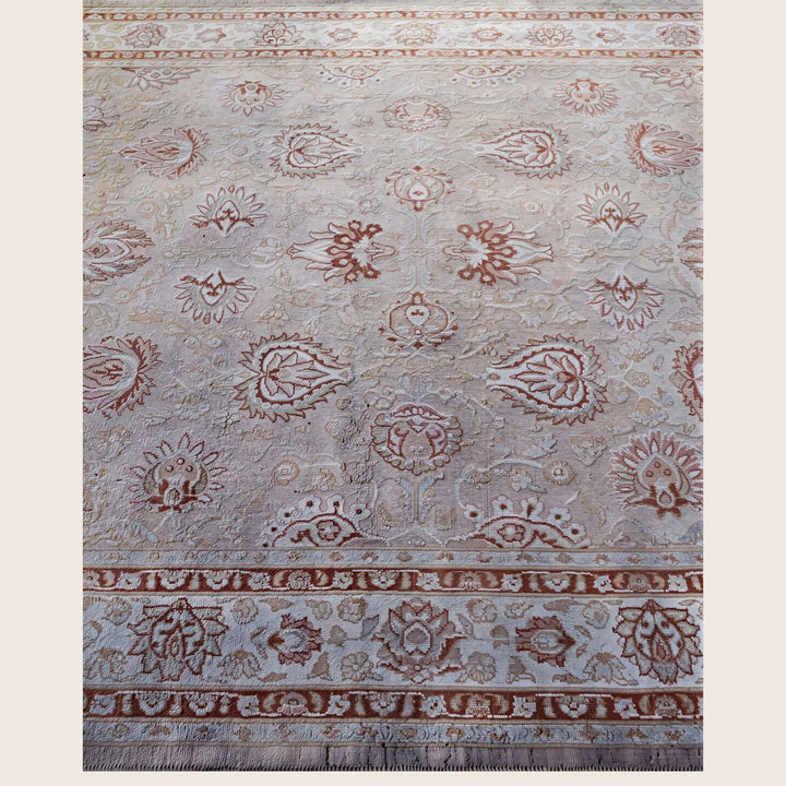 Grey Traditional Samsara Wool Rug - 4'7" x 6'6"