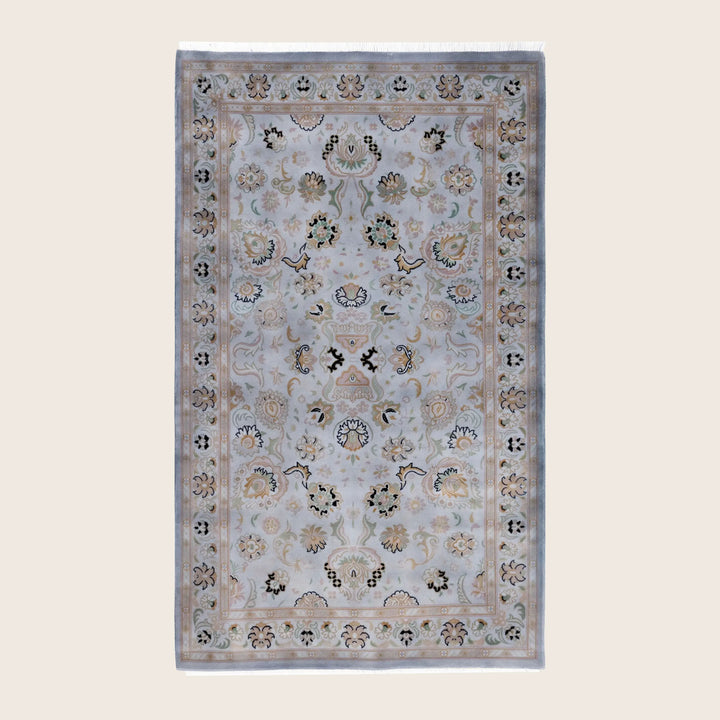 Grey Traditional Samsara Wool Rug - 3' x 5'1"