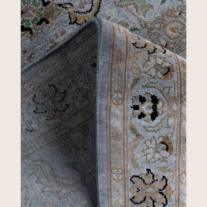 Grey Traditional Samsara Wool Rug - 3' x 5'1"