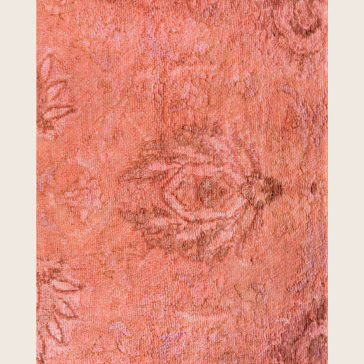 Pink Traditional Samsara Wool Rug - 4'7" x 6'9"