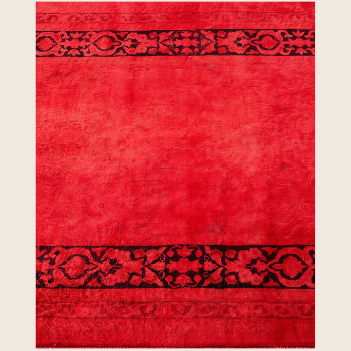 Red Traditional Samsara Wool Runner - 2'8" x 12'3"