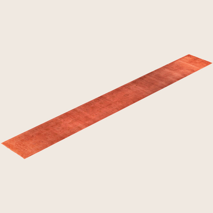 Pink Traditional Samsara Wool Runner - 2'7" x 20'10"